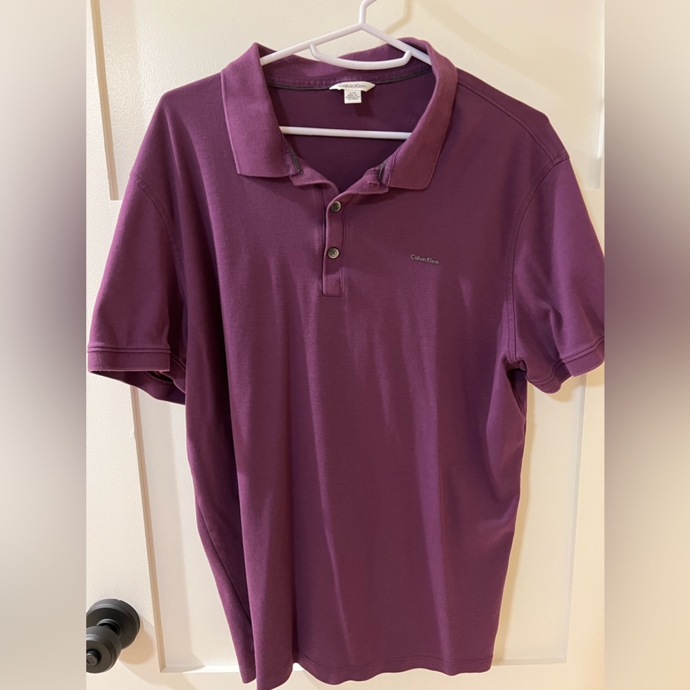 Calvin Klein Polo Large purple used